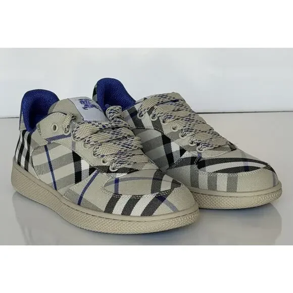 Burberry Women's Lichen IP Check Low Top Sneakers 8 US (38) IT 8095373 NIB $750 - Picture 2 of 16